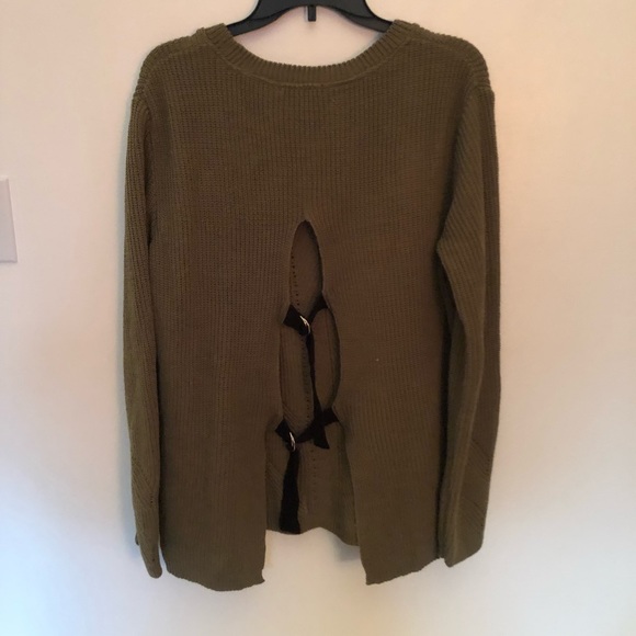 Army green sweater - Picture 3 of 3